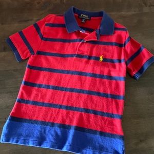 Boys striped polo